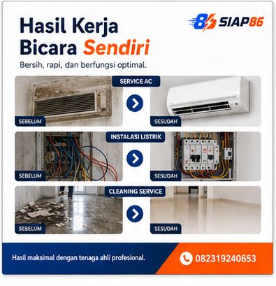 Hasil pengerjaan Siap86